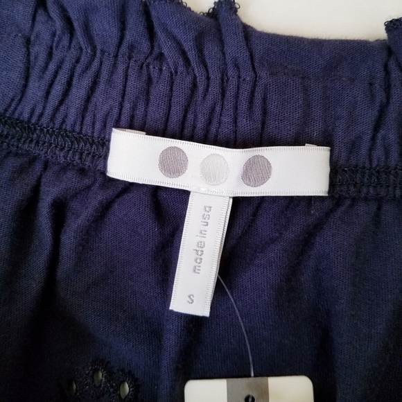 🌸NEW Anthropologie | Embroidered Off Shoulder top S‎ - Picture 8 of 9